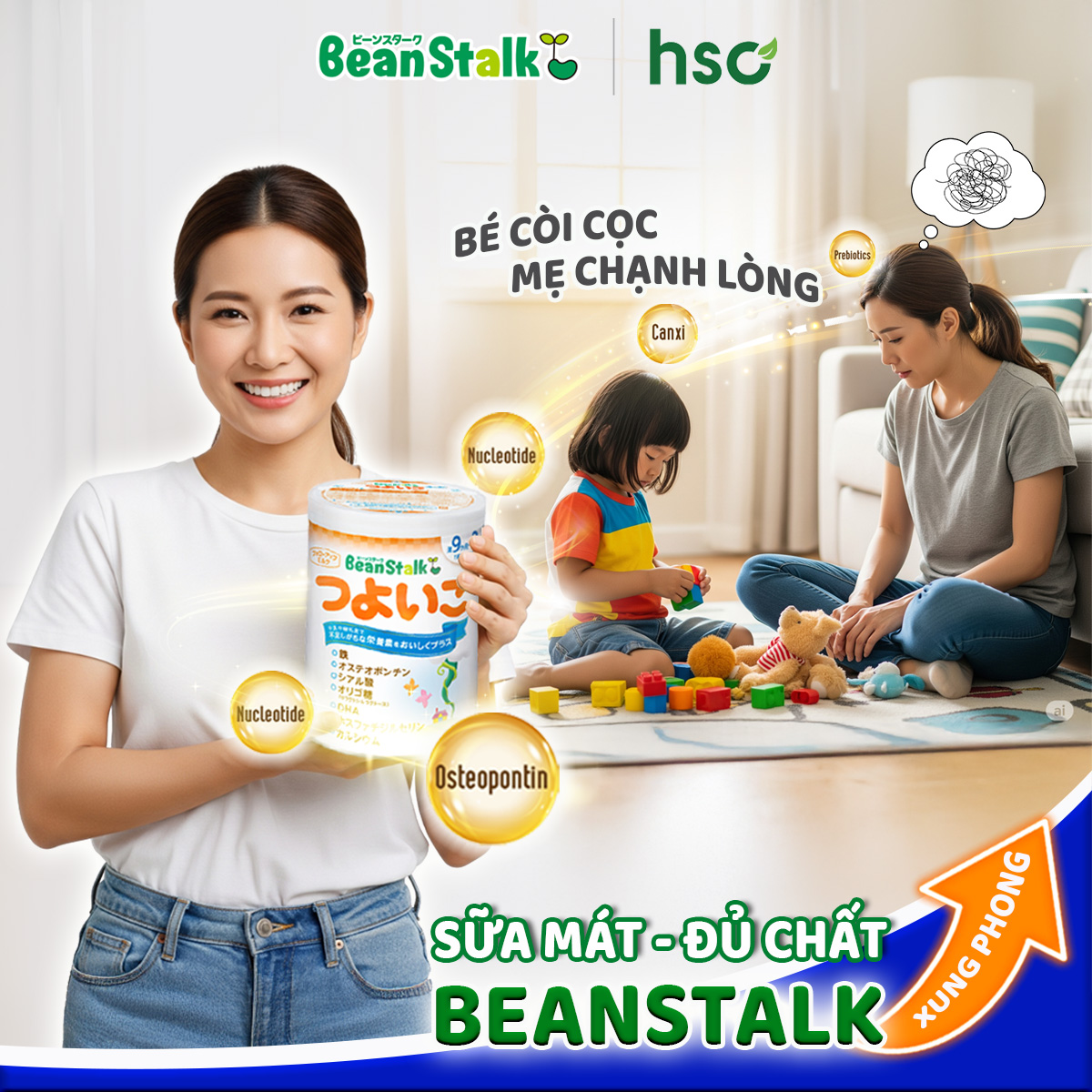 BEANSTALK SỮA MÁT ĐỦ CHẤT