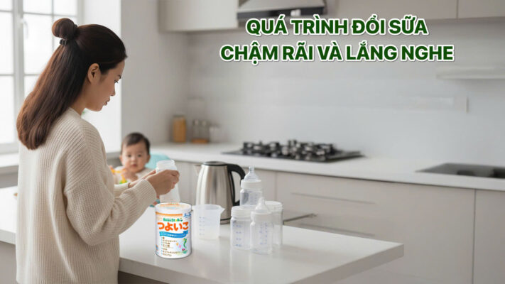 bao lau nen doi sua cho be