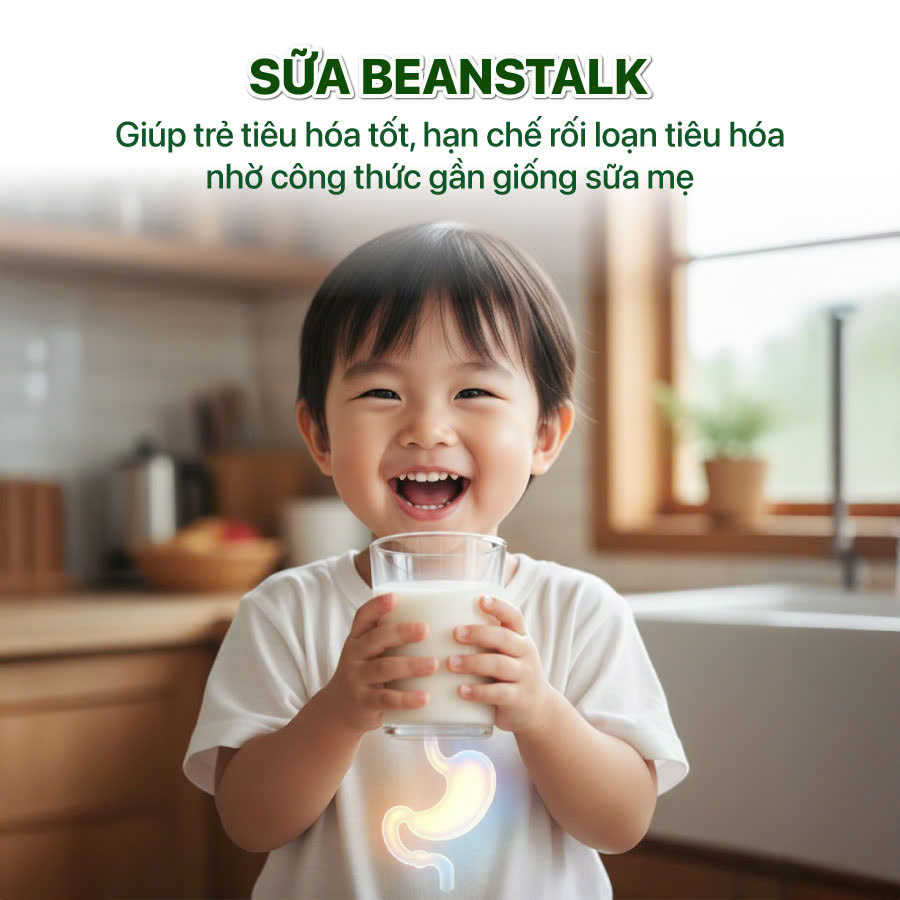 beanstalk tot cho tieu hoa tre em