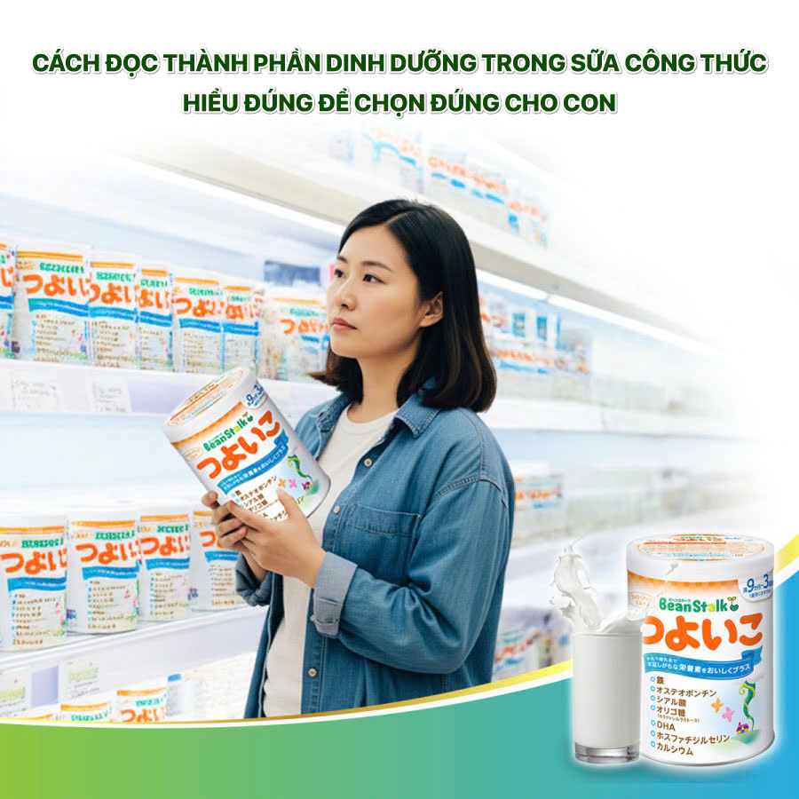 cach doc thanh phan dinh duong sua cong thuc