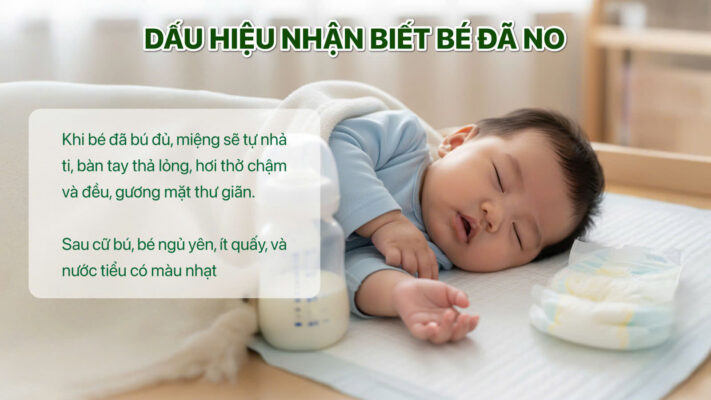 dau hieu biet be da bu no