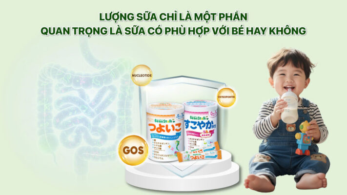 luong sua phu hop voi be theo thang tuoi