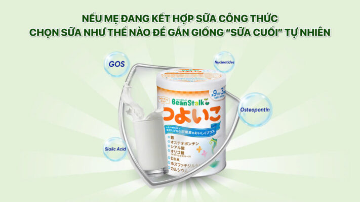 sua beanstalk giong voi sua me