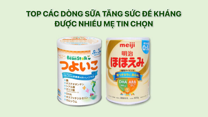 top sua cong thuc tang suc de khang cho be