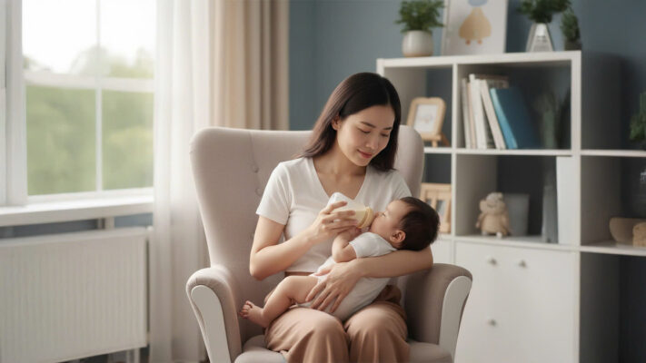 vi sao be bu du ma van cham can 01