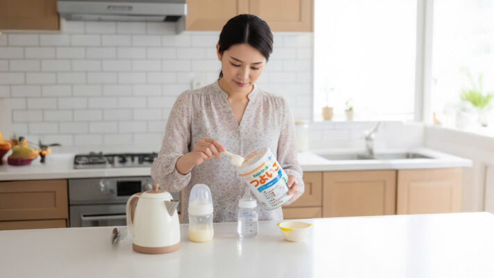 cach dam them sua cong thuc cho tre so sinh 01