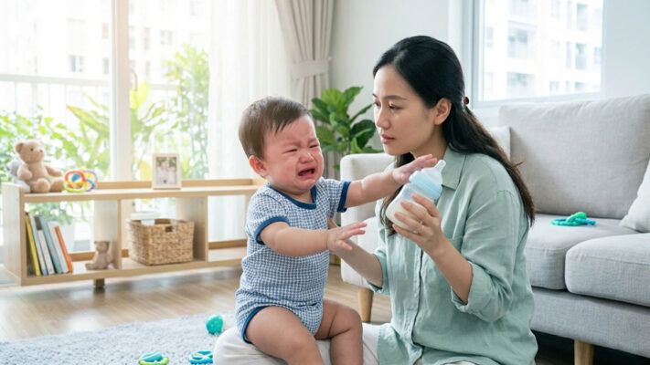 vi sao tre de bi roi loan tieu hoa khi doi sua 01