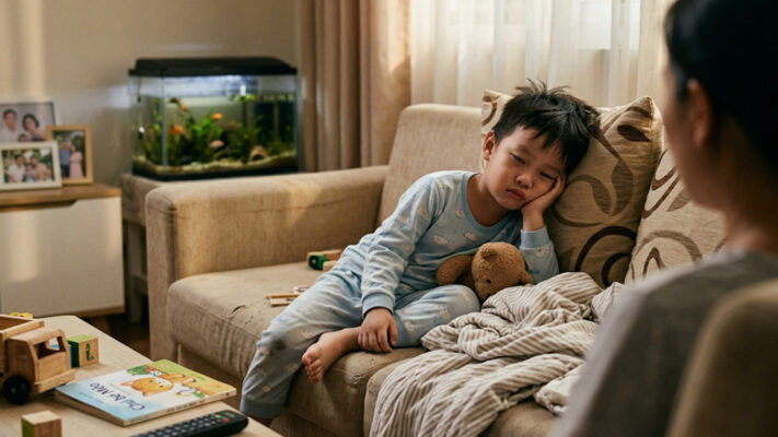 dau hieu thieu sat o tre nho ba me dung chu quan